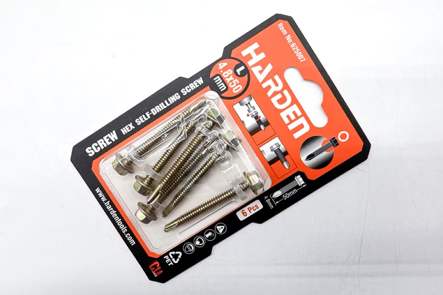 30 Sechskantschrauben Harden 625007